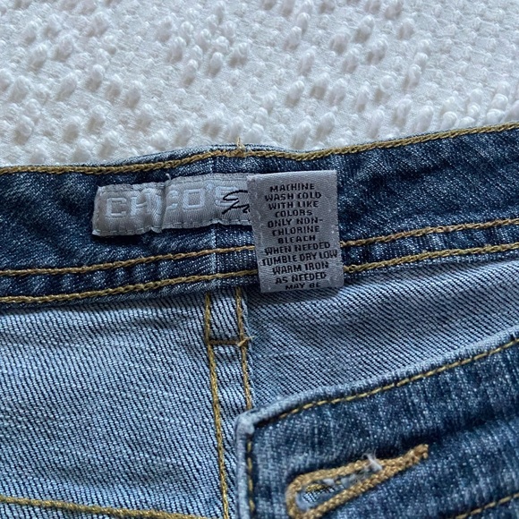Chico’s Platinum Denim Pants Sz 2 Regular - Picture 3 of 6